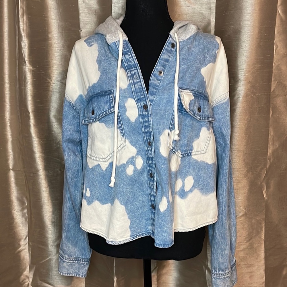 American Eagle Outfitters Denim Hoodie